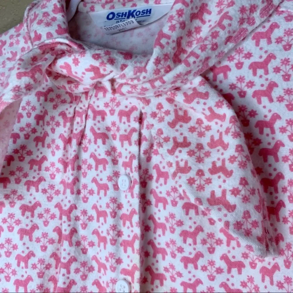 ‎Vintage Oshkosh B’Gosh girls pajama top